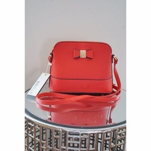 NWT Red Vegan Crossbody